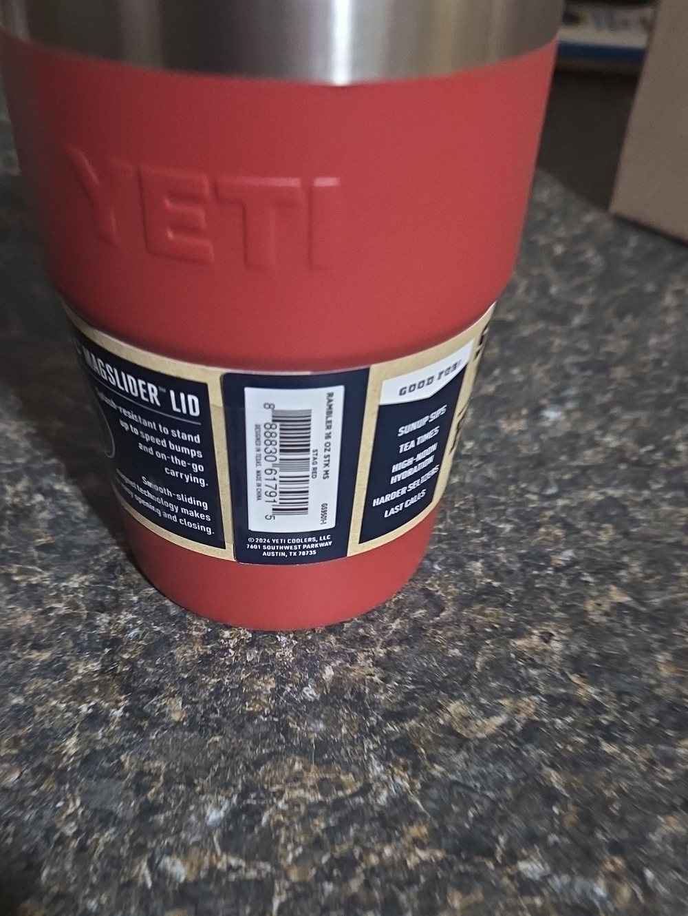 YETI Rambler 16oz Stackable Cup - Maroon - Picture 6 of 8